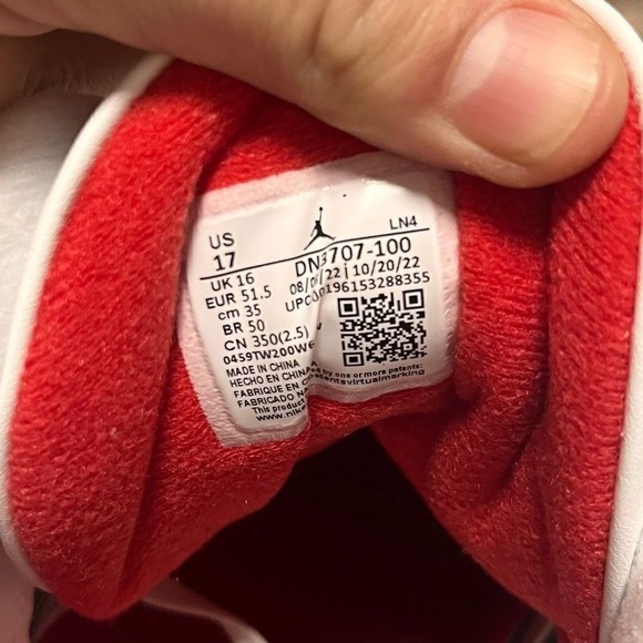 New Air Jordan 3 White Cement Reimagined 2023 Size 17 Rare Retro Authentic MJ OG - Picture 7 of 8